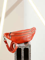 Sac Banane Nine Cuir Milano Orange nine NI22091N