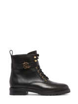Boots Elridge En Cuir Lauren ralph lauren Noir women 83841301