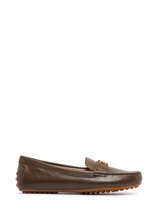 Mocassins Barnsbury En Cuir Lauren ralph lauren Vert women 85284710