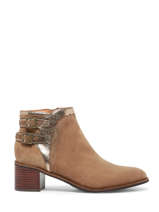Bottines  Talon En Cuir Mam
