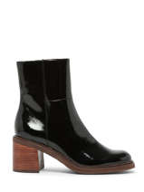 Bottines  Talon Rebabi En Cuir Mam