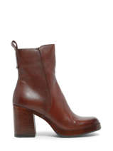 Bottines  Talon En Cuir Mjus Marron women P96212