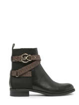 Enkellaarsjes Uit Leder Michael kors Zwart women F2ROFE5L