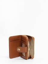 Portefeuille Ted lapidus Marron jara TLMQ1509-vue-porte