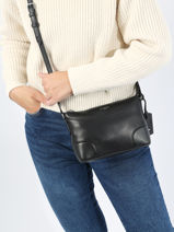 Sac Bandoulire Romy Cuir Le tanneur Noir romy TROM1101-vue-porte