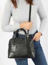 Sac Port Main Romy Cuir Le tanneur Noir romy TROM1014-vue-porte