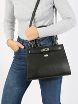 Sac Port Main Buni Cuir Mac douglas Noir buni S-vue-porte