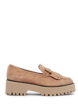 Mocassins En Cuir Nathan baume Marron women 232N10