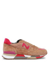 Sneakers En Cuir Nathan baume Marron women 232NS15