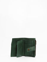 Portemonnee Cow Leder Basilic pepper Groen cow BCOW94-vue-porte