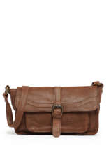 Cross Body Tas Ranger Leder Basilic pepper Bruin ranger BRAN61