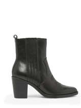 Bottines  Talon En Cuir Tamaris Noir women 41