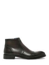 Boots Combani En Cuir Kdopa Gris men COMBANI