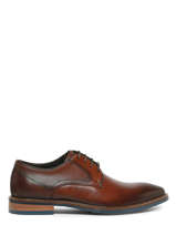 Chaussures De Ville Elistaa En Cuir Kdopa Marron men ELISTAA