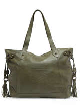 Sac Port paule Cow Cuir Basilic pepper Vert cow 155N