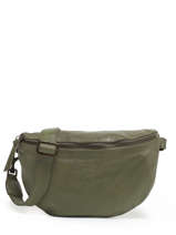 Sac Banane Cow Cuir Basilic pepper Vert cow BCOW54