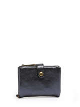 Portemonnee Met Kaarthouder Miniprix Blauw scintillant 424