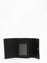 Porte-monnaie Porte-cartes Miniprix Noir sable YM72014-vue-porte