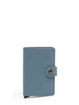 Porte-cartes Cuir Secrid Bleu glitter limited 00M