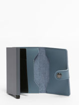 Porte-cartes Cuir Secrid Bleu glitter limited 00M-vue-porte