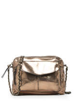 Cross Body Tas Naina Leder Pieces Bruin naina 17087872