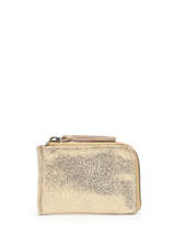 Porte-monnaie Cuir Pieces Or jane 17141405