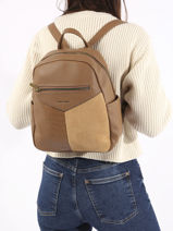 Rugzak David jones Beige cobra 4-vue-porte