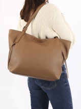Sac Port paule Alpes David jones Beige alpes CM6753-vue-porte