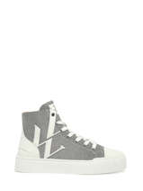 Sneakers Valentina Vanessa wu Zilver accessoires BK2629AG