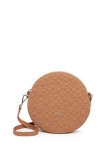 Sac Bandoulire Dora Quilted Cuir Nathan baume Marron nathan 31Q