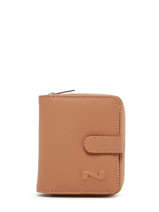 Portefeuille Cuir Nathan baume Marron original n 100253N