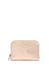 Portemonnee Leder Etrier Roze etincelle irisee EETI900
