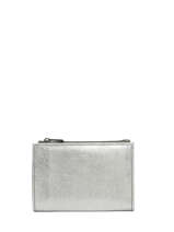 Porte-monnaie Cuir Etrier Argent etincelle irisee EETI619