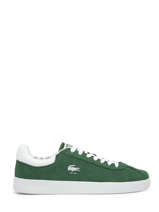 Baseshot Sneakers Uit Leder Lacoste Groen men 6SMA0065