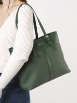 Sac Port paule A4 Vendome Vendome David jones Vert vendome 5-vue-porte