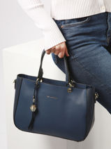 Handtas Calista Ted lapidus Blauw calista TLJF7904-vue-porte