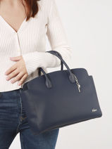 Sac Port Main Daily Lifestyle Lacoste Bleu daily lifestyle NF4371DB-vue-porte