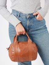 Sac Port Main Basilic pepper Marron smart BSMA08-vue-porte