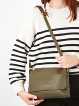 Sac Bandoulire Soft Miniprix Vert soft MD5239-vue-porte
