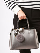 Sac Port Main Sable  Miniprix Argent sable PBG00253-vue-porte