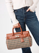 Sac Bandoulire Fantasia Mac douglas Marron fantasia W-vue-porte