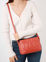 Cross Body Tas Mannathan Liu jo Rood mannathan AF3345-vue-porte