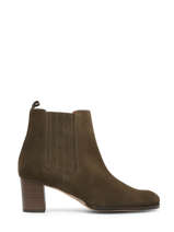 Boots  Talon En Cuir Arroba Vert women 1900TP