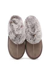 Chaussons Isotoner Marron women 97282