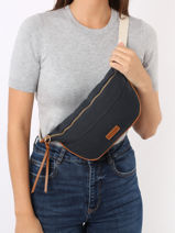 Sac Banane Le Cabas Coton Vanessa bruno Multicolore cabas 1V40902-vue-porte