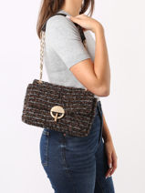 Sac Port paule Moon En Cuir Sude Vanessa bruno Multicolore moon 13V40329-vue-porte