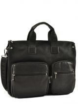 Serviette Texier Noir the street 9011