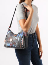 Cross Body Tas Contempory Anekke Blauw contempory 37803002-vue-porte