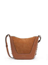 Sac Bandoulière Lou Cuir Vanessa bruno Marron lou 88V40905
