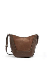 Sac Bandoulire Lou Cuir Vanessa bruno Marron lou 88V40905